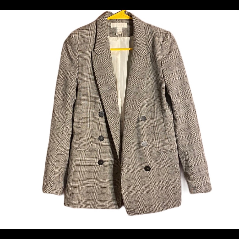 H&M Glenn plaid blazer